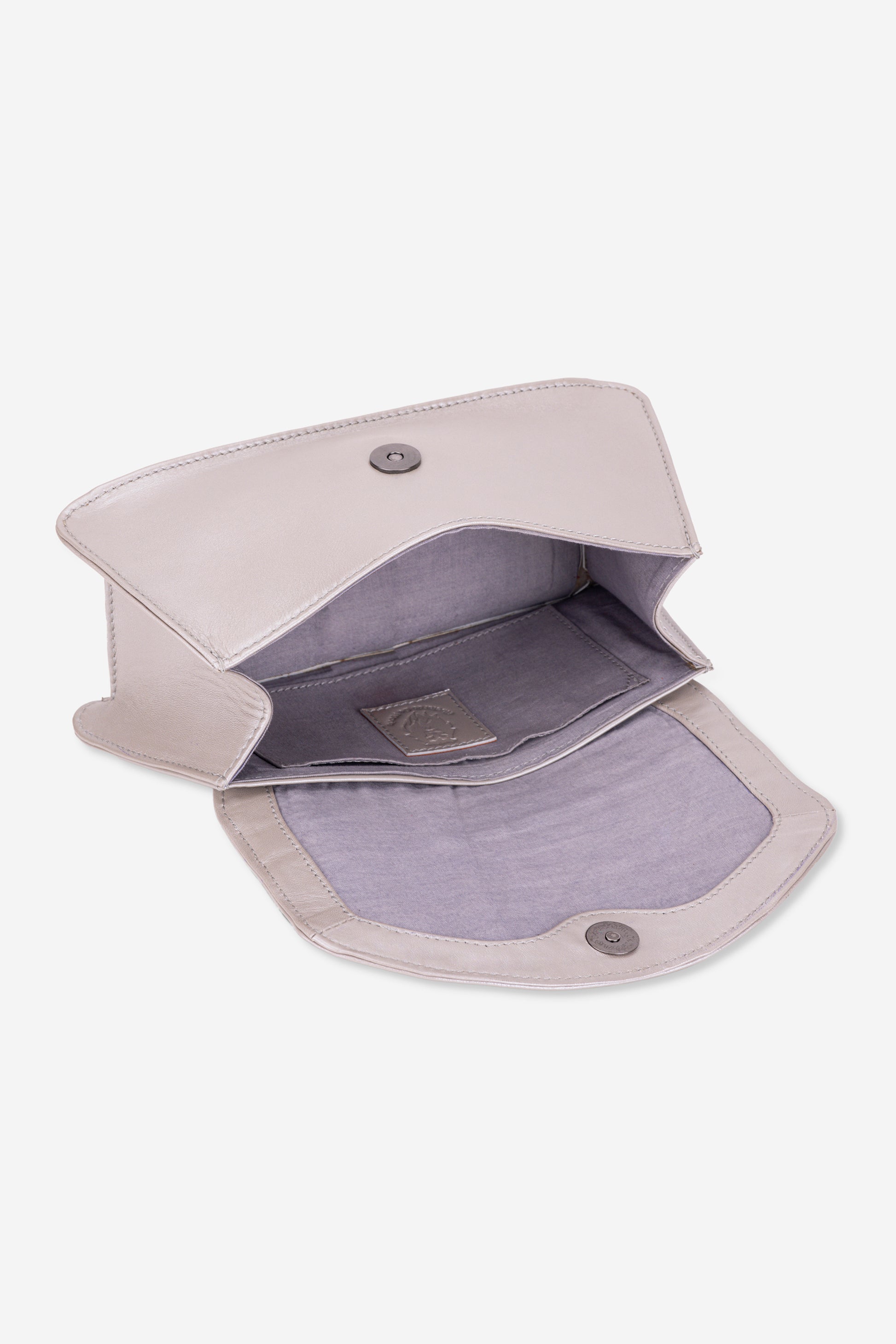 Abelardo Tiramisu Silver Handbag Abelardo de moda