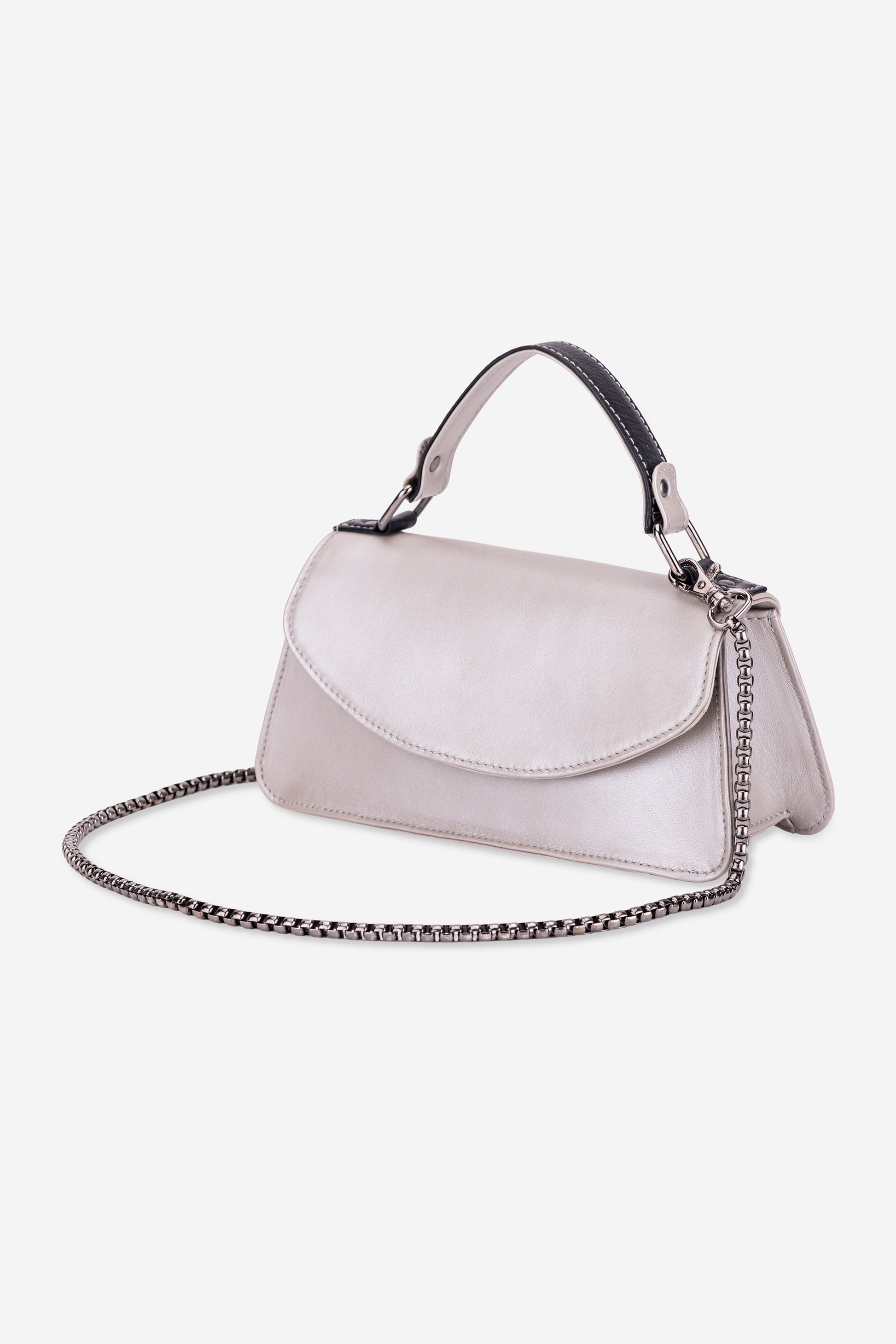 Abelardo Tiramisu Silver Handbag Abelardo de moda