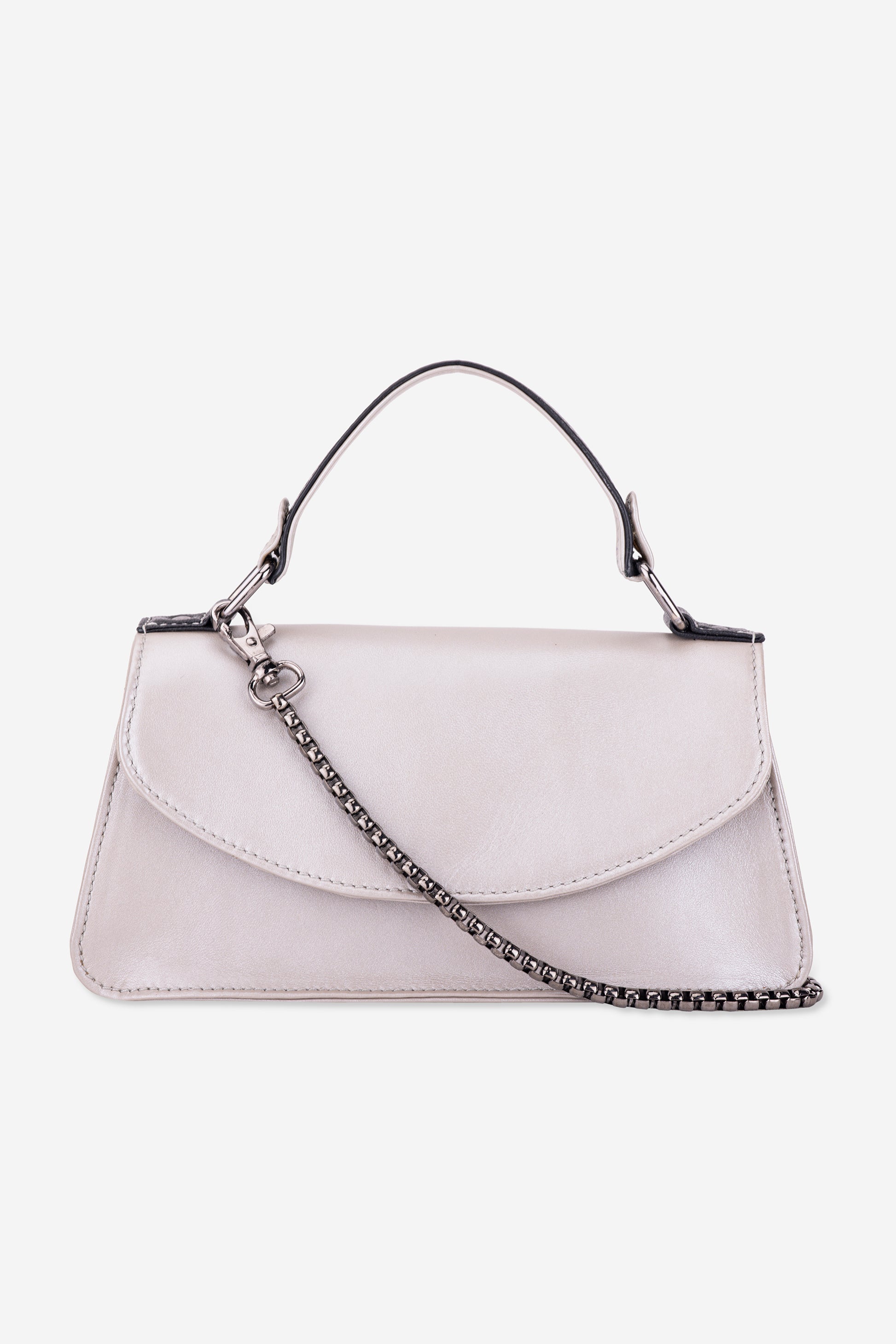 Abelardo Tiramisu Silver Handbag Abelardo de moda