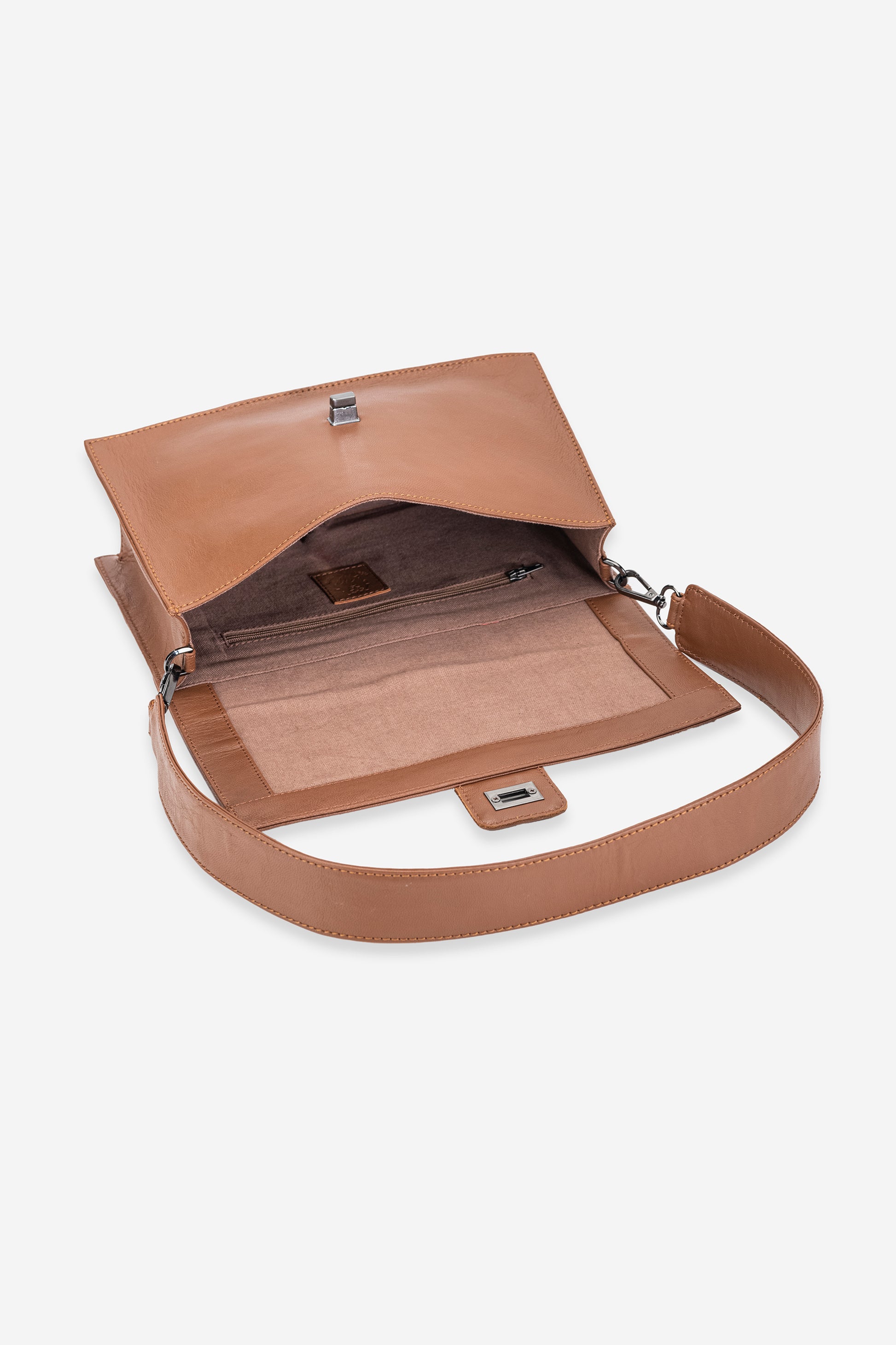 Abelardo Valencia Brown Shoulder Bag Abelardo de moda