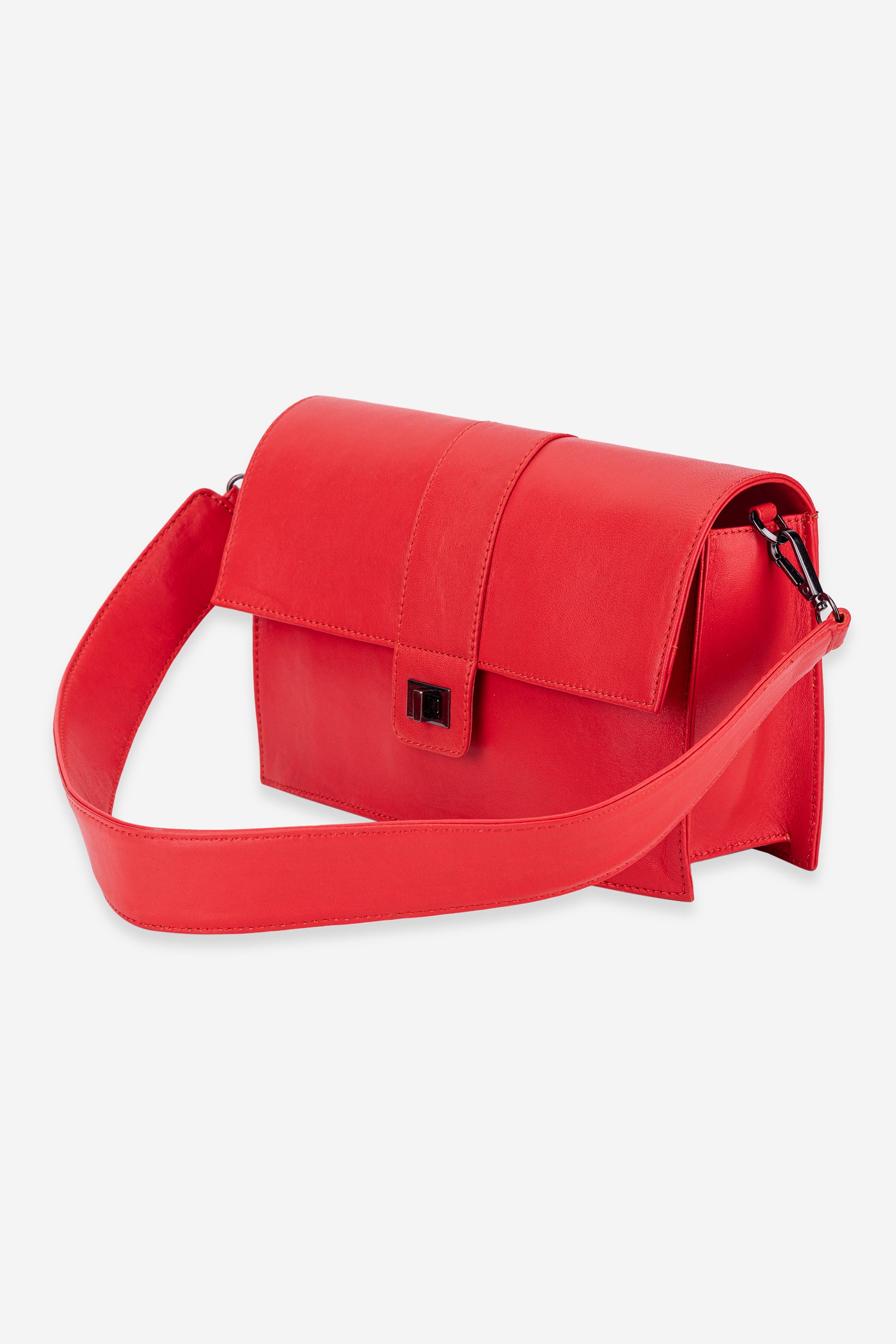 Abelardo Valencia Red Shoulder Bag ABELARDO DE MODA
