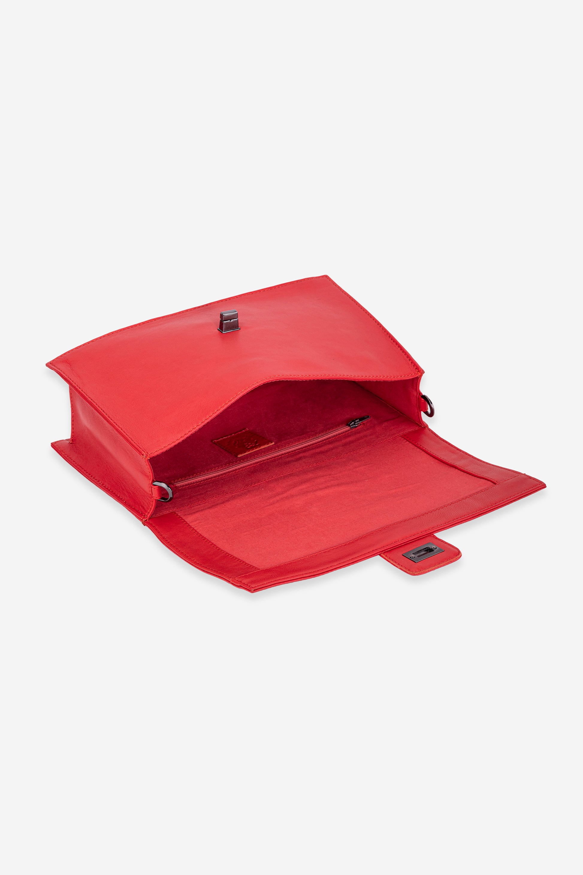 Abelardo Valencia Red Shoulder Bag ABELARDO DE MODA
