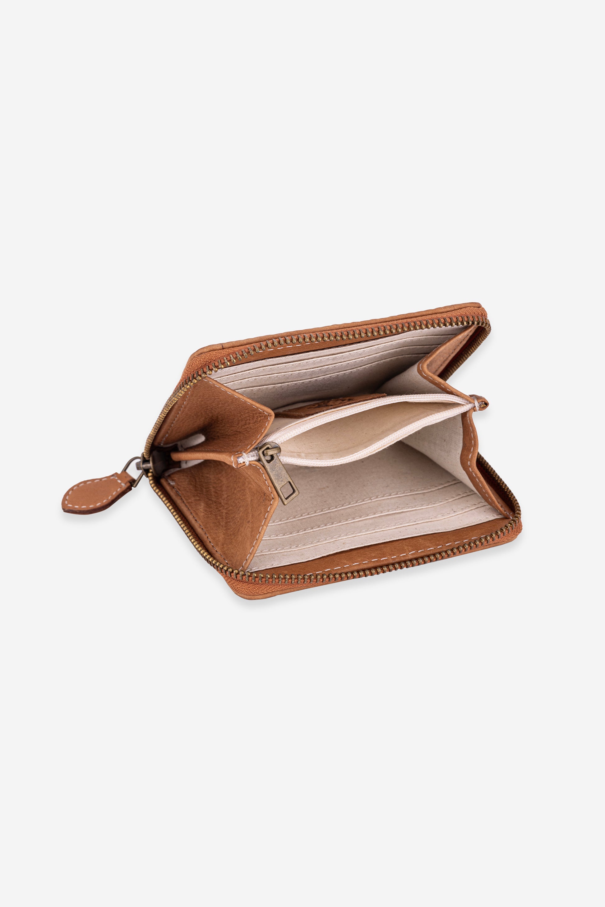 Abelardo Zoey Ivory-Tan Wallet Abelardo de moda