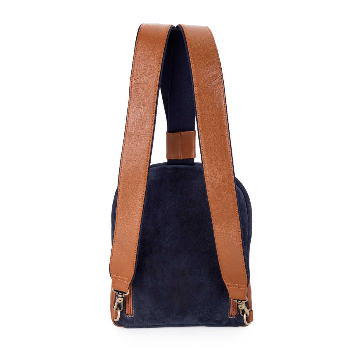 Abelardo Multi Blue/Brown Backpack Bag ABELARDO DE MODA