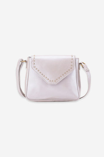 Abelardo Amy Silver Sling Bag