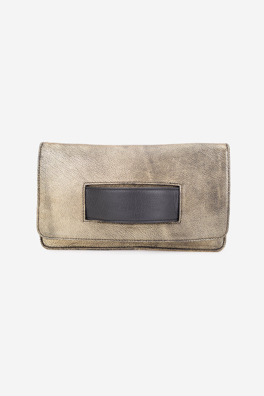 ABELARDO RHEA GOLD ENVELOP CLUTCH