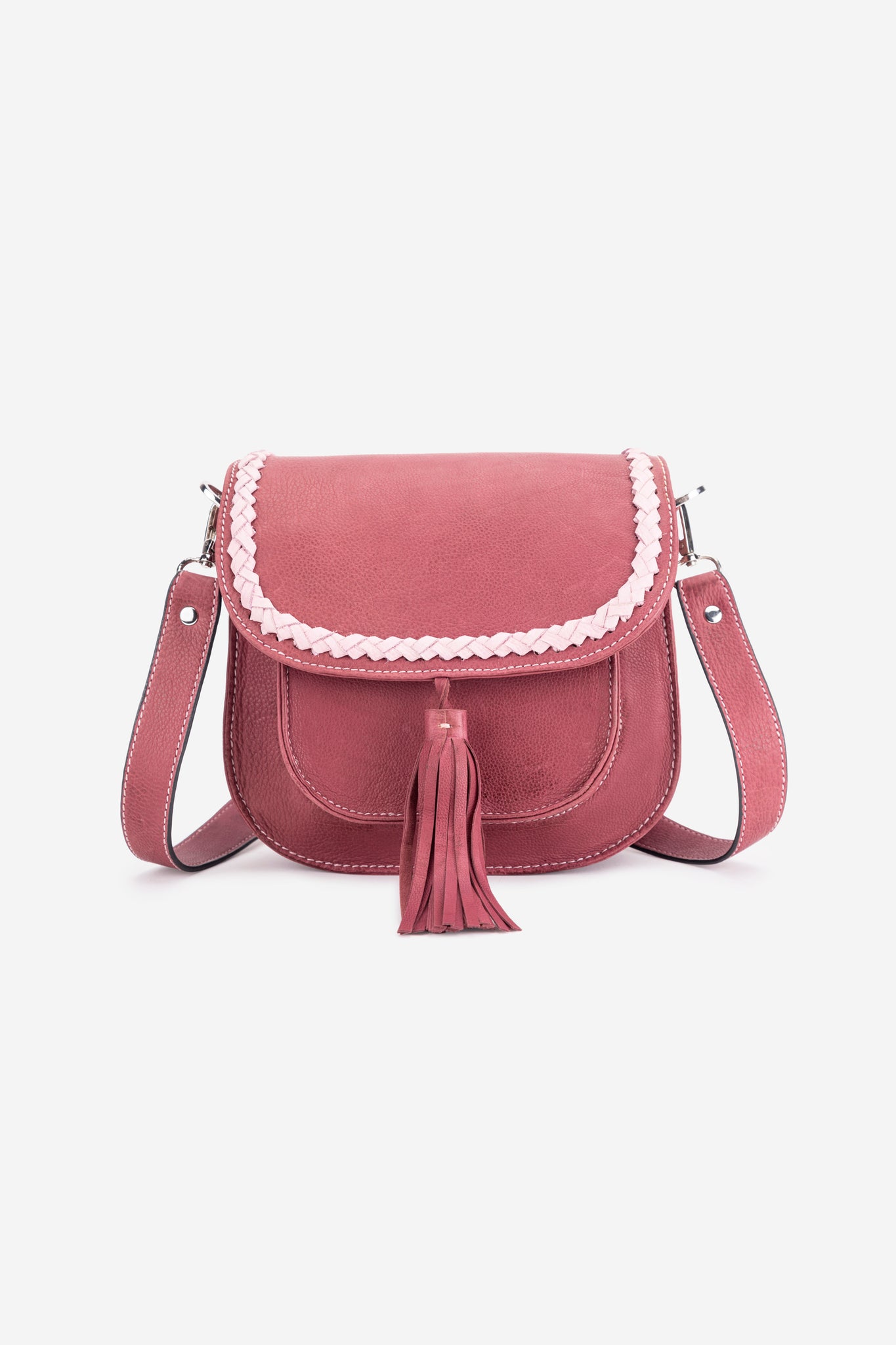 ABELARDO MIA MAROON-ROSE SLING BAG