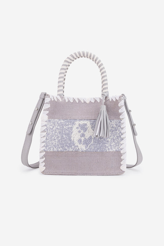 ECO-CONSCIOUS ARIES GRAY HANDBAG