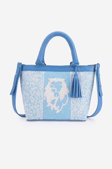 ECO-CONSCIOUS HELEN SKY BLUE HANDBAD