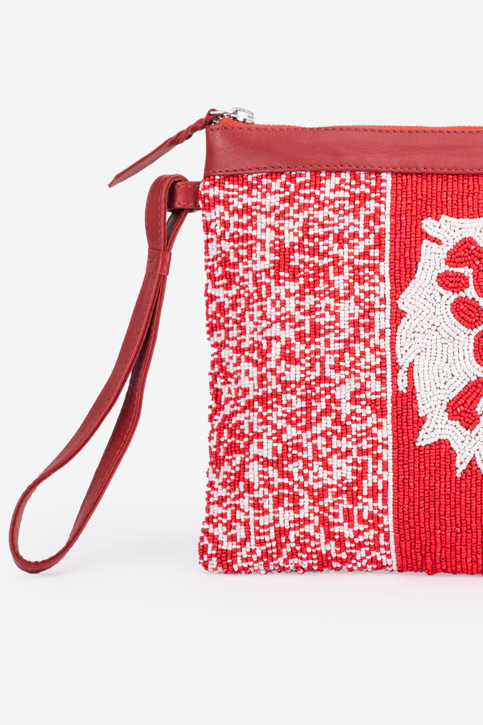 ECO-CONSCIOUS LUNA RED HANDBAG ABELARDO DE MODA