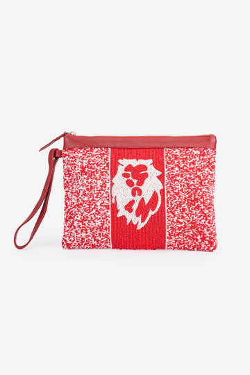 ECO-CONSCIOUS LUNA RED HANDBAG ABELARDO DE MODA