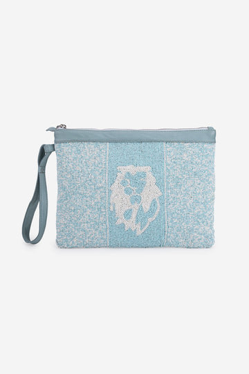 ECO-CONSCIOUS LUNA POWDER BLUE HANDBAG ABELARDO DE MODA