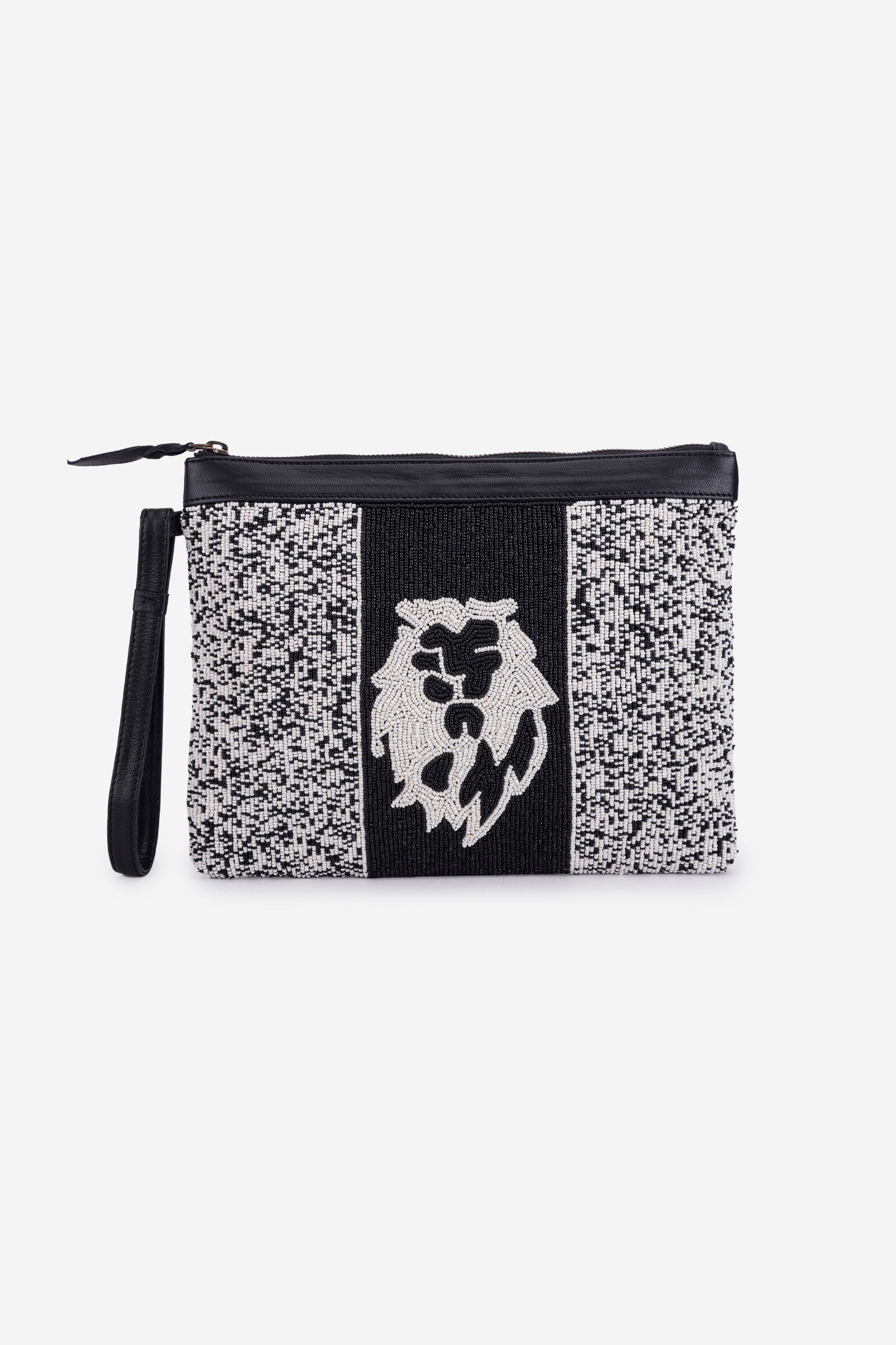 ECO-CONSCIOUS LUNA BLACK/WHITE HANDBAG ABELARDO DE MODA