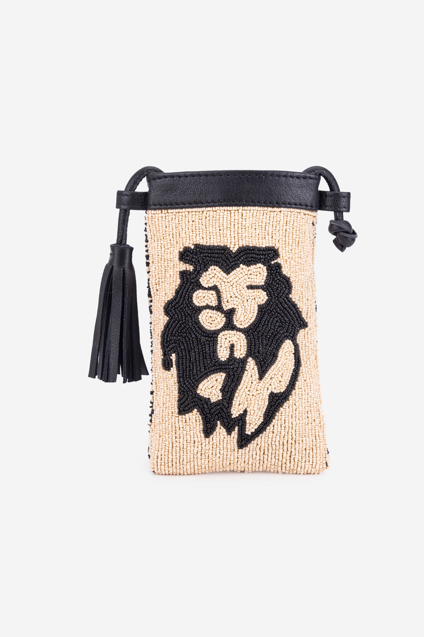 ECO-CONSCIOUS ELISA BLACK/CREAM SLING BAG