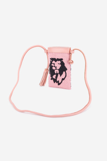 ECO-CONSCIOUS ELISA ROSE/BLACK SLING BAG