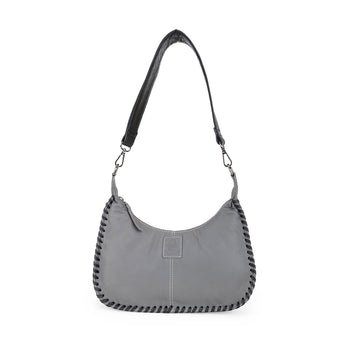 Abelardo Berlin Grey and Black Shoulder Bag