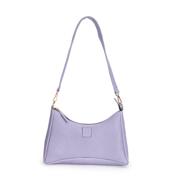 Abelardo Maria Lilac Hobo Bag