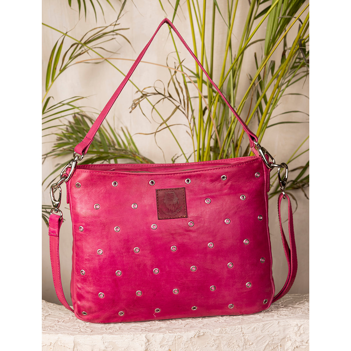 Abelardo Marshmallow Pink Shoulder Bag