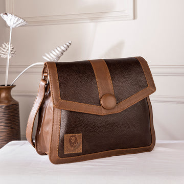 Abelardo Camera Brown Sling Bag