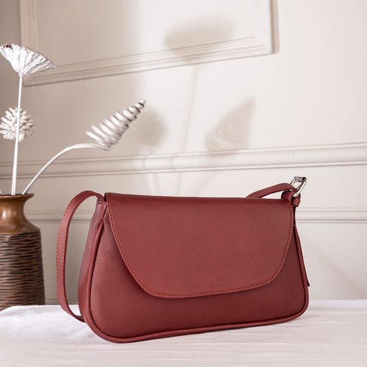 Abelardo Arizona Maroon Shoulder Bag