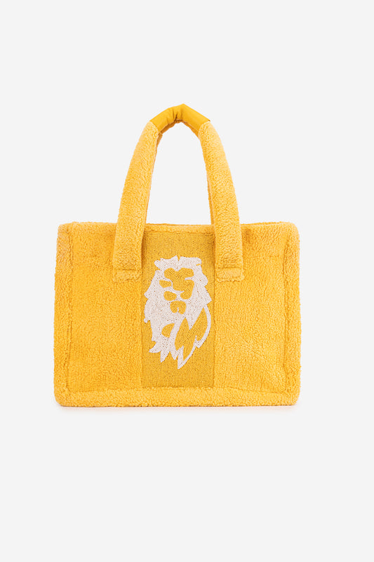 ECO-CONSCIOUS LOUISA YELLOW TOTE BAG