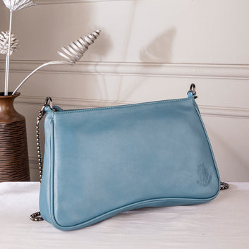 Abelardo Brasso Blue Sling Bag