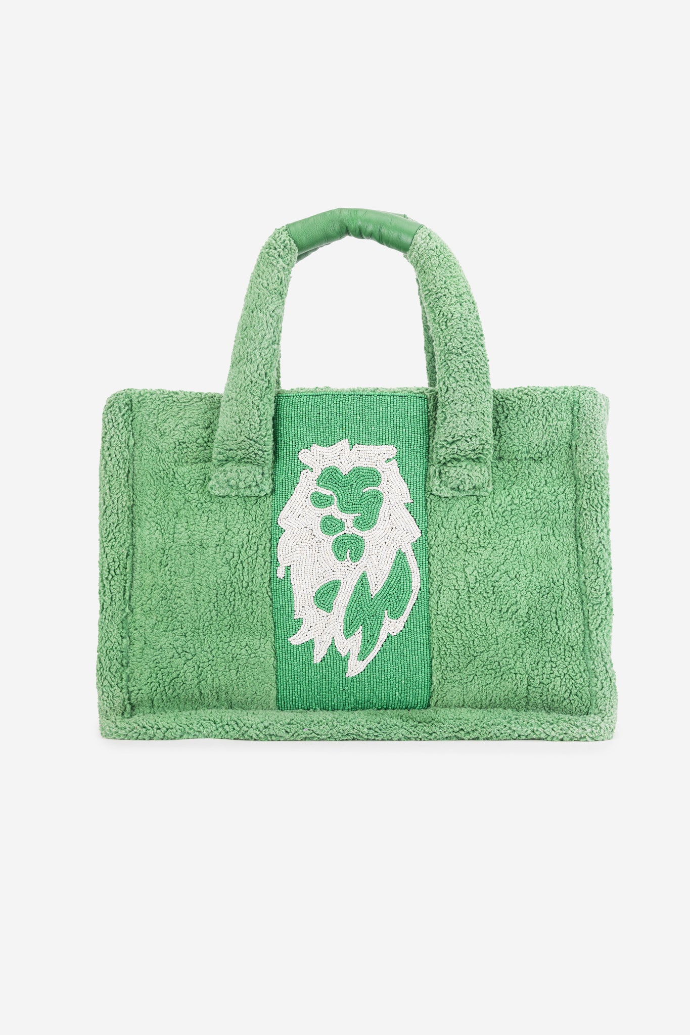 ECO-CONSCIOUS LOUISA GREEN TOTE BAG