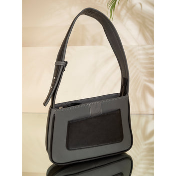 Abelardo Garden Party Grey/Black Shoulder Bag