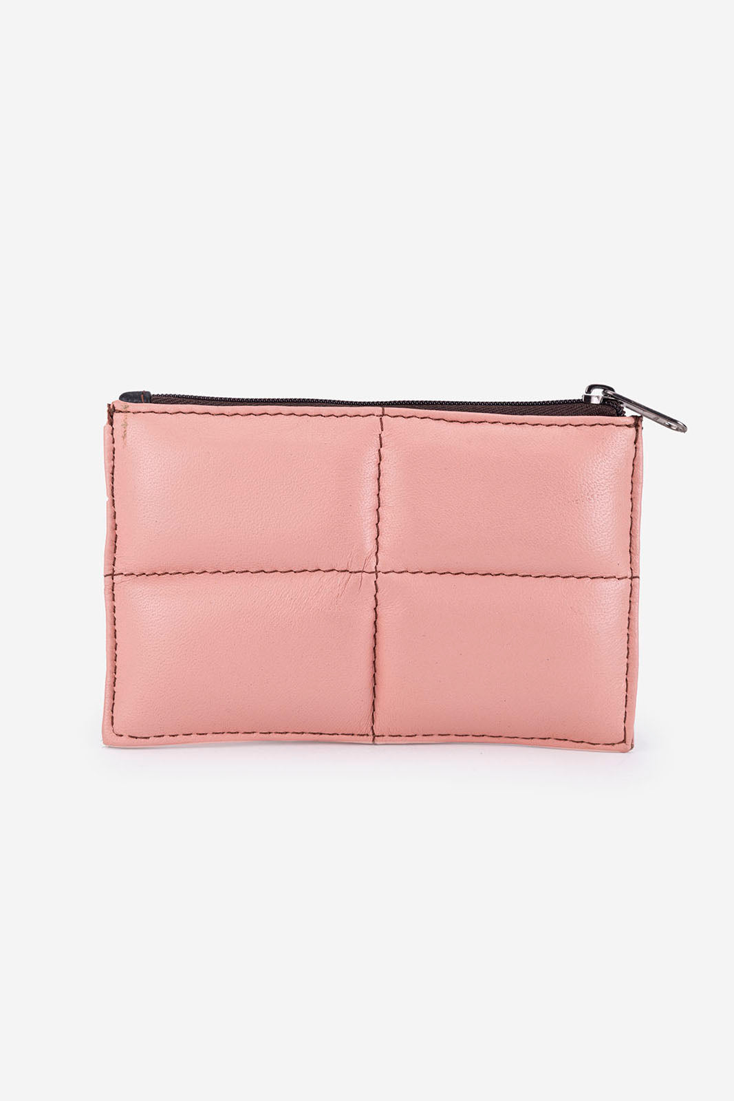 Abelardo Pochette Quilted flat Peach ABELARDO DE MODA