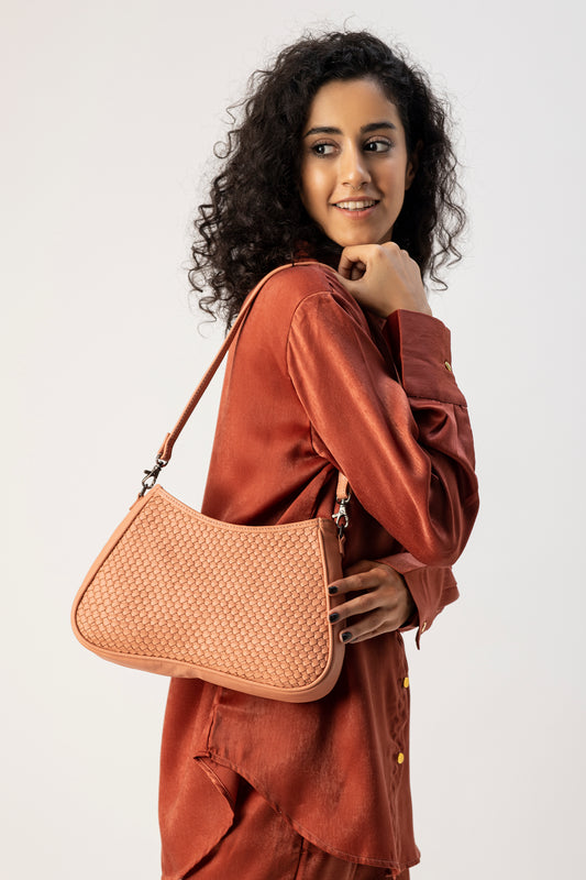 Abelardo Bellini Peach Shoulder Bag