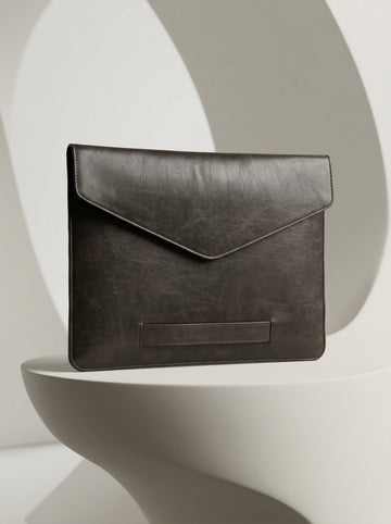 Alvaro Leather Laptop Folio – Premium Genuine Leather MacBook & Laptop Sleeve