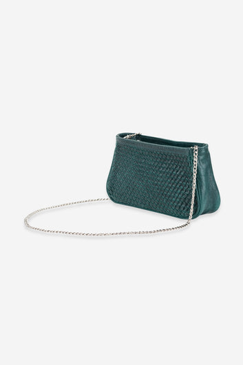 Abelardo Cinzia Teal Sling Bag