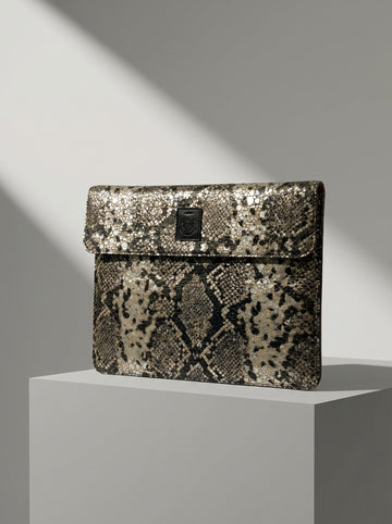 HEBI Luxury Leather Laptop Sleeve for MacBook & Laptops – Premium Protection Case for 14” & 16” Devices