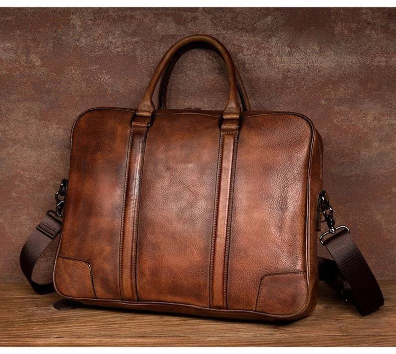 Lrenzo Leather Laptop Bag (Copy) ABELARDO DE MODA