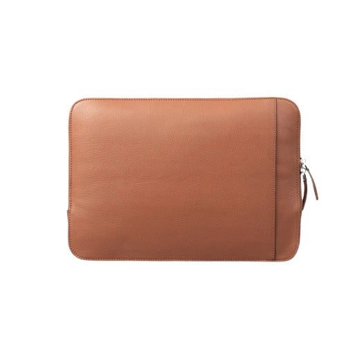 HABIKI LEATHER LAPTOP SLEEVE (TAN, 16