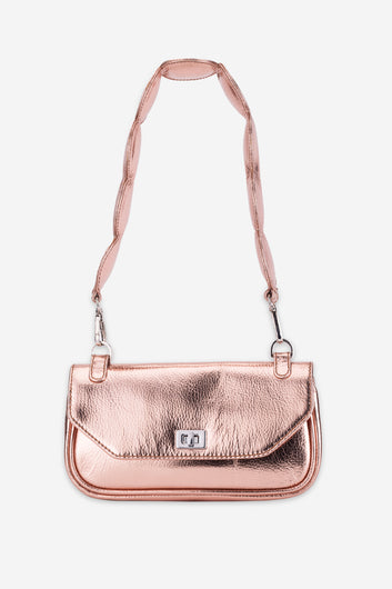 Abelardo Sybil Rose Gold Shoulder Bag