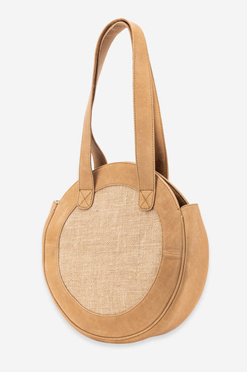 Abelardo Tia Natural & Tan Shoulder Bag