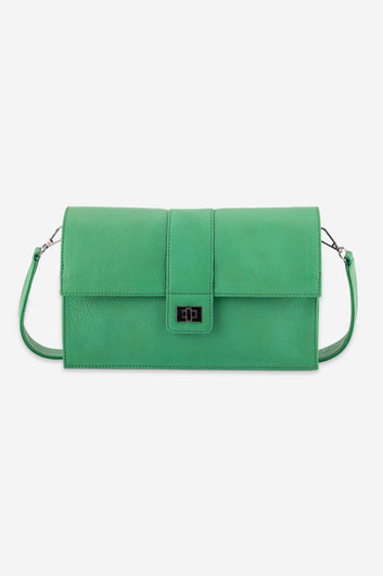 Abelardo Valencia Green Shoulder Bag