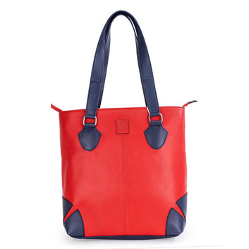 Abelardo Anchor Tailored Red and Blue Tote Bag